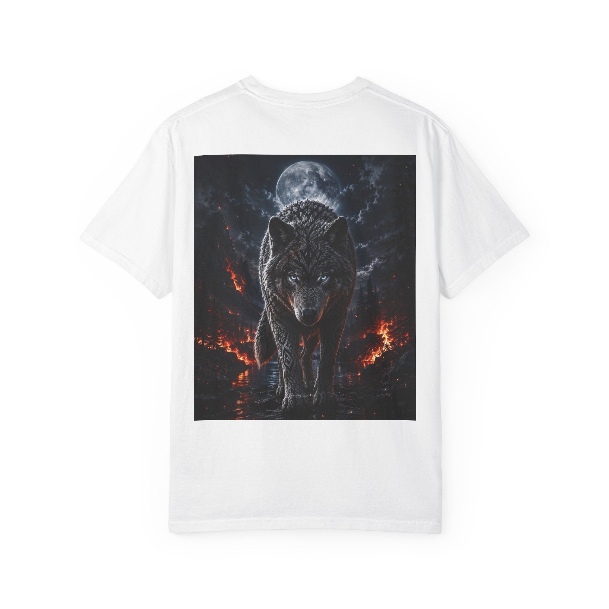 Wolf Howl T-Shirt — Moonlit Wolf Graphic Tee