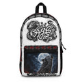 Wolf Moon Backpack — Gothic Rose Night Sky Backpack with Tribal Dragon Graffiti