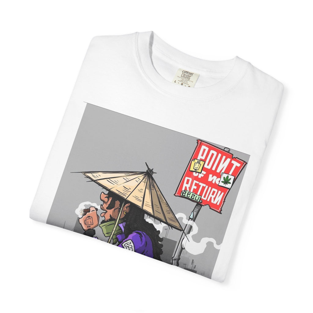 Wolf Moon Graphic T‑Shirt — Urban Samurai Streetwear with 'Point of No Return' Art