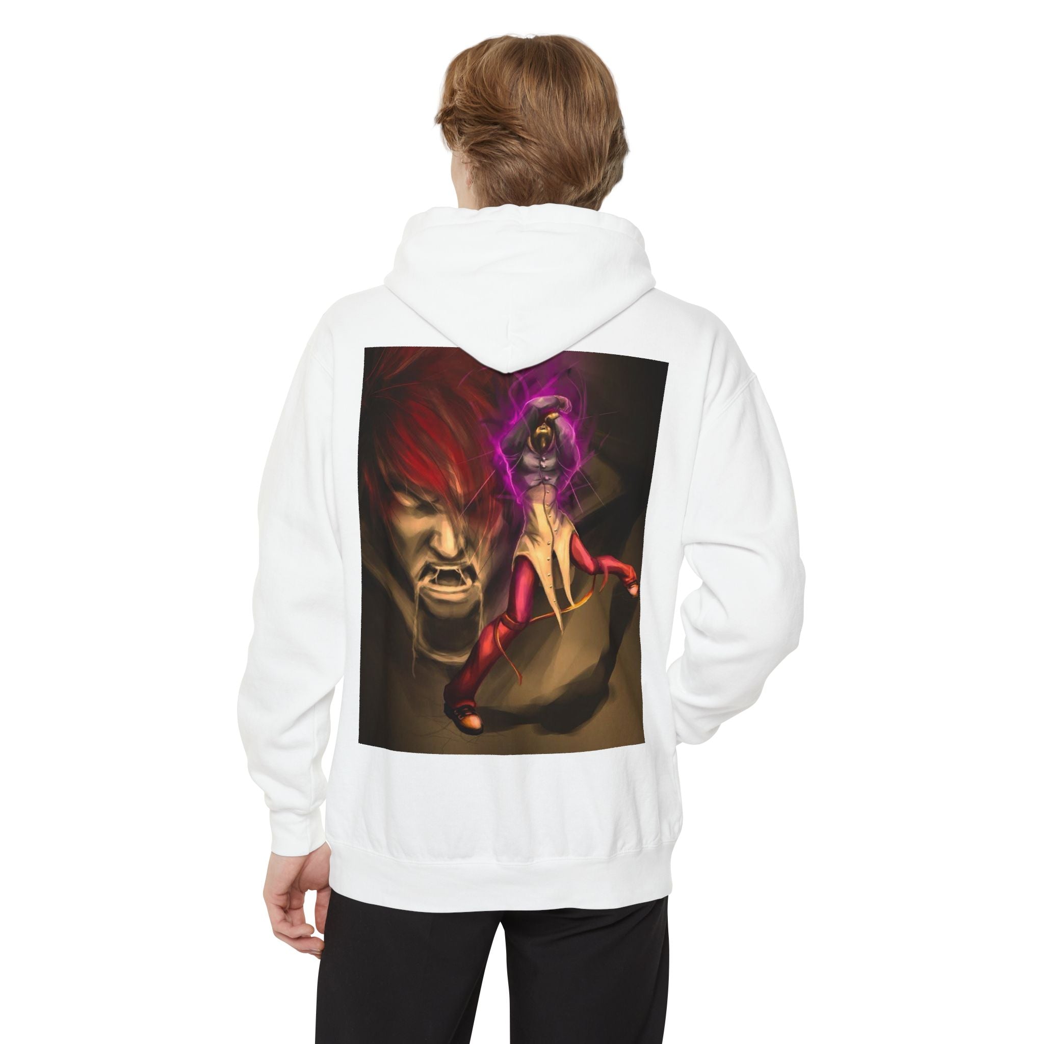 QR Code Hoodie — Minimal White Chest Patch Design