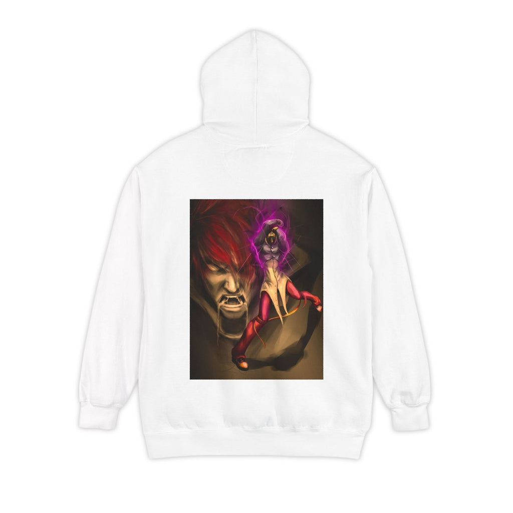 QR Code Hoodie — Minimal White Chest Patch Design