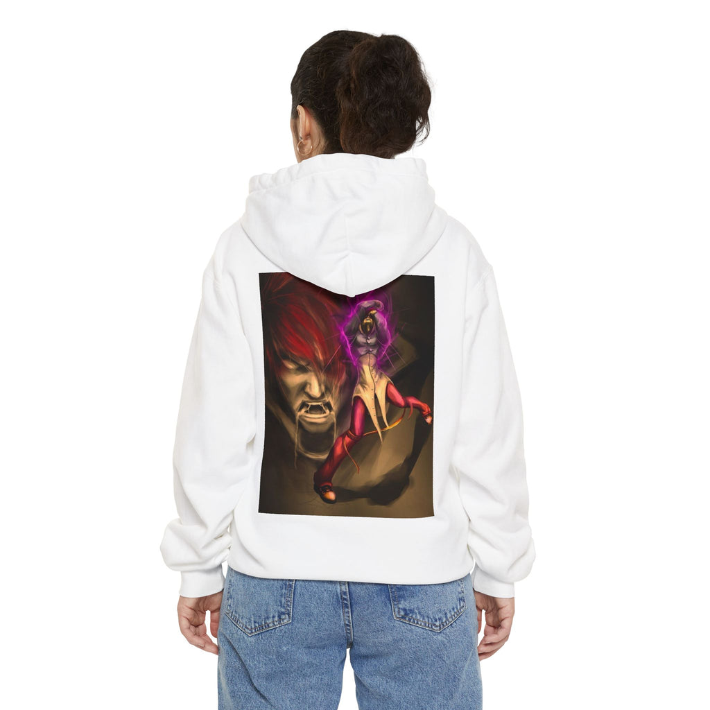 QR Code Hoodie — Minimal White Chest Patch Design