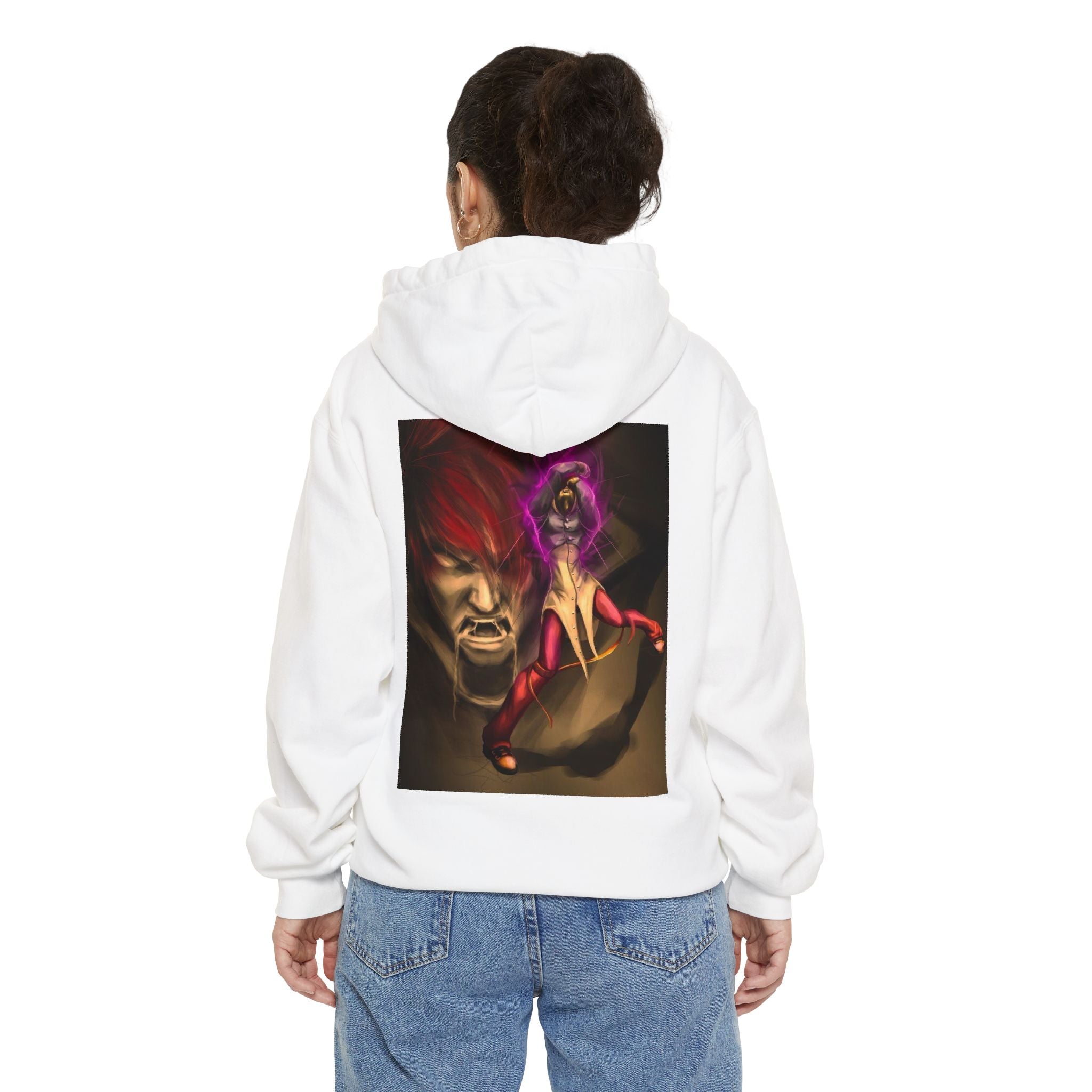 QR Code Hoodie — Minimal White Chest Patch Design